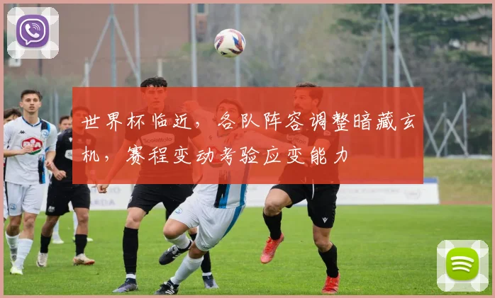 世界杯临近,各队阵容调整暗藏玄机,赛程变动考验应变能力 - 2026世界杯推荐